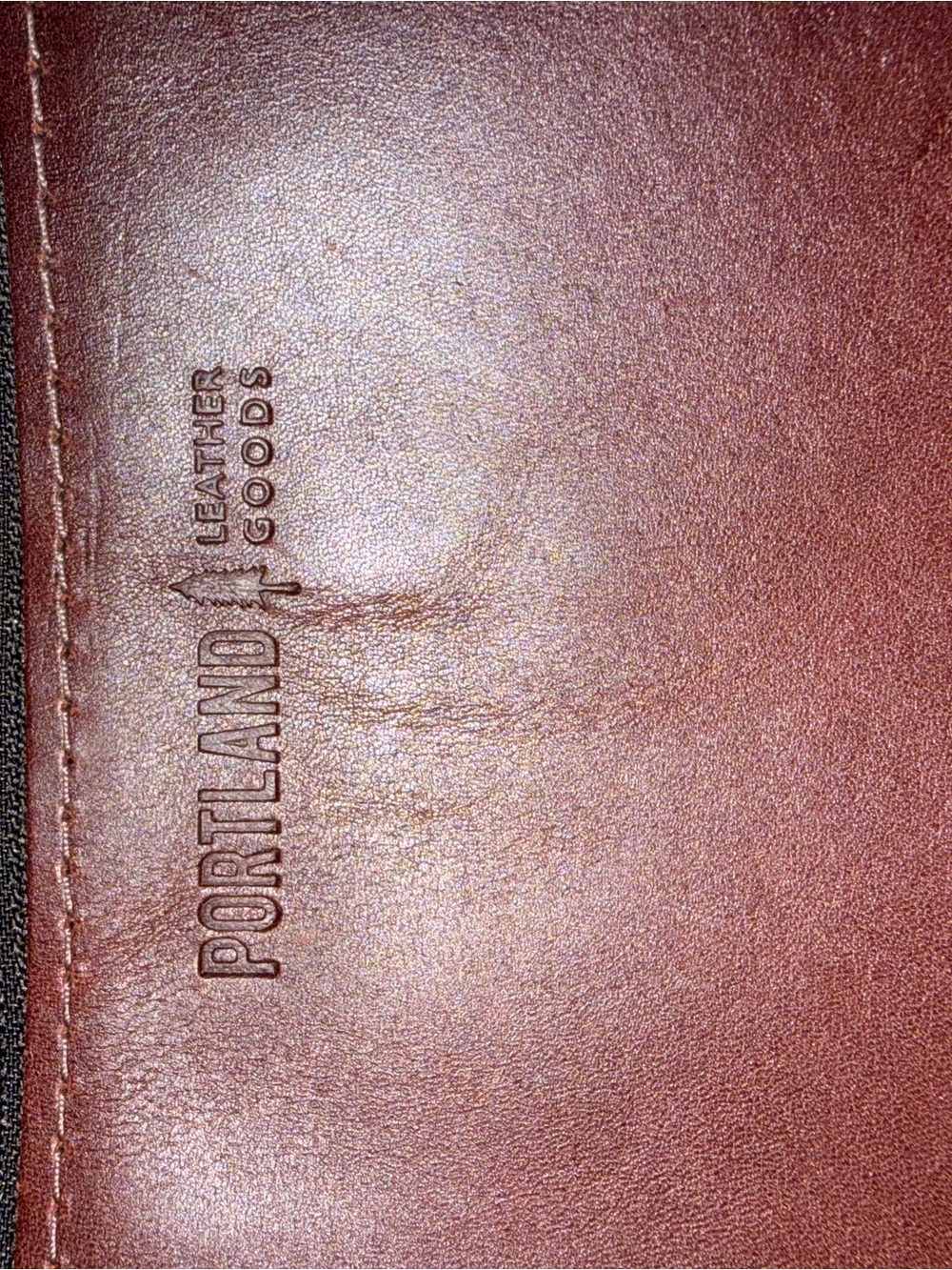 Portland Leather Cognac Brown Leather Tote Backpack - Picture 5 of 9